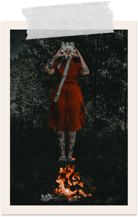 Photographie spirituelle format polaroid – Nyella Photographie